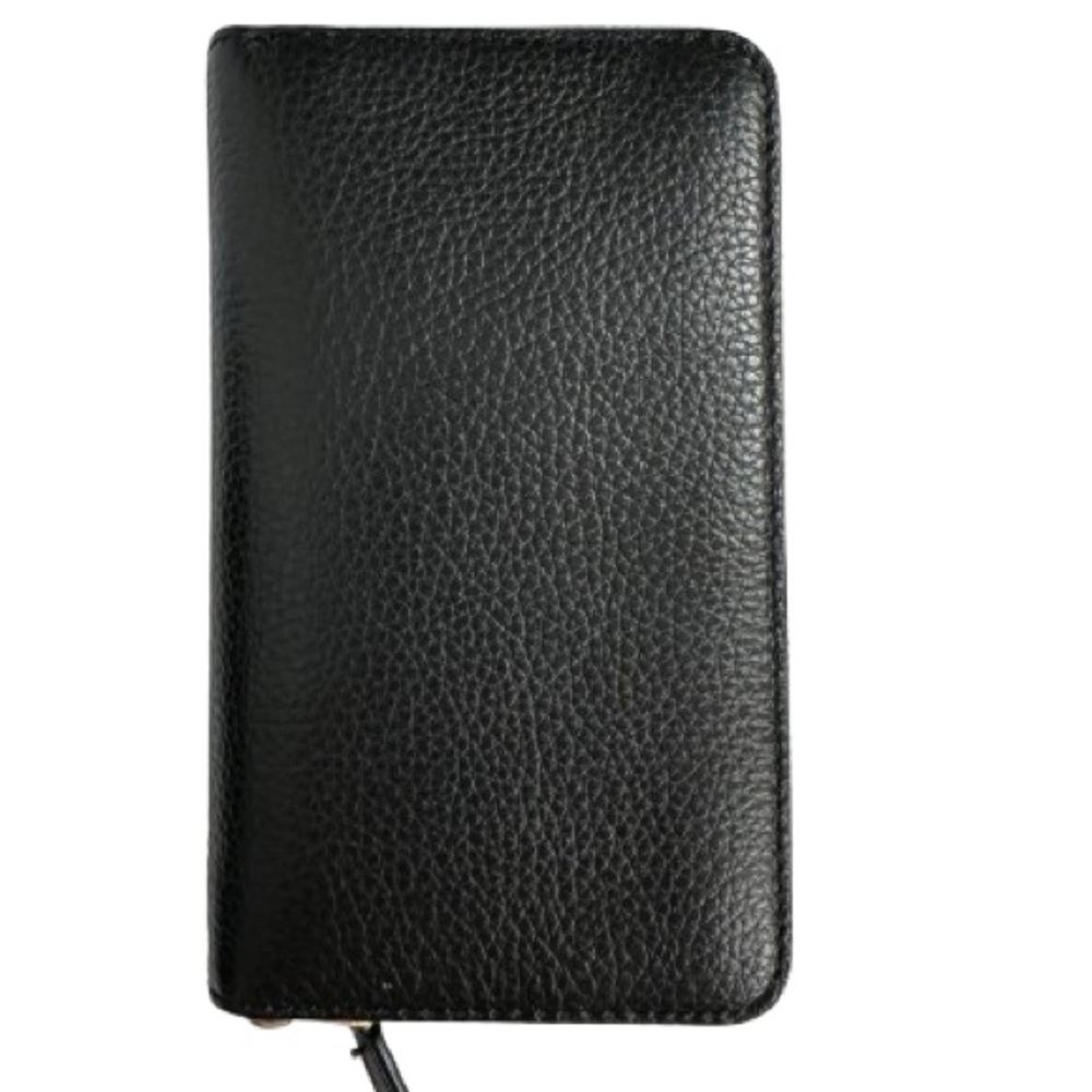 Coach Black Pebbled Leather Satchel and Matching Wallet with Gold Hardware - Picture 8 of 9